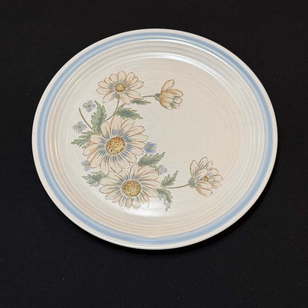 Baker Hart & Stuart Daisy 12” Serving Plate Stoneware Floral